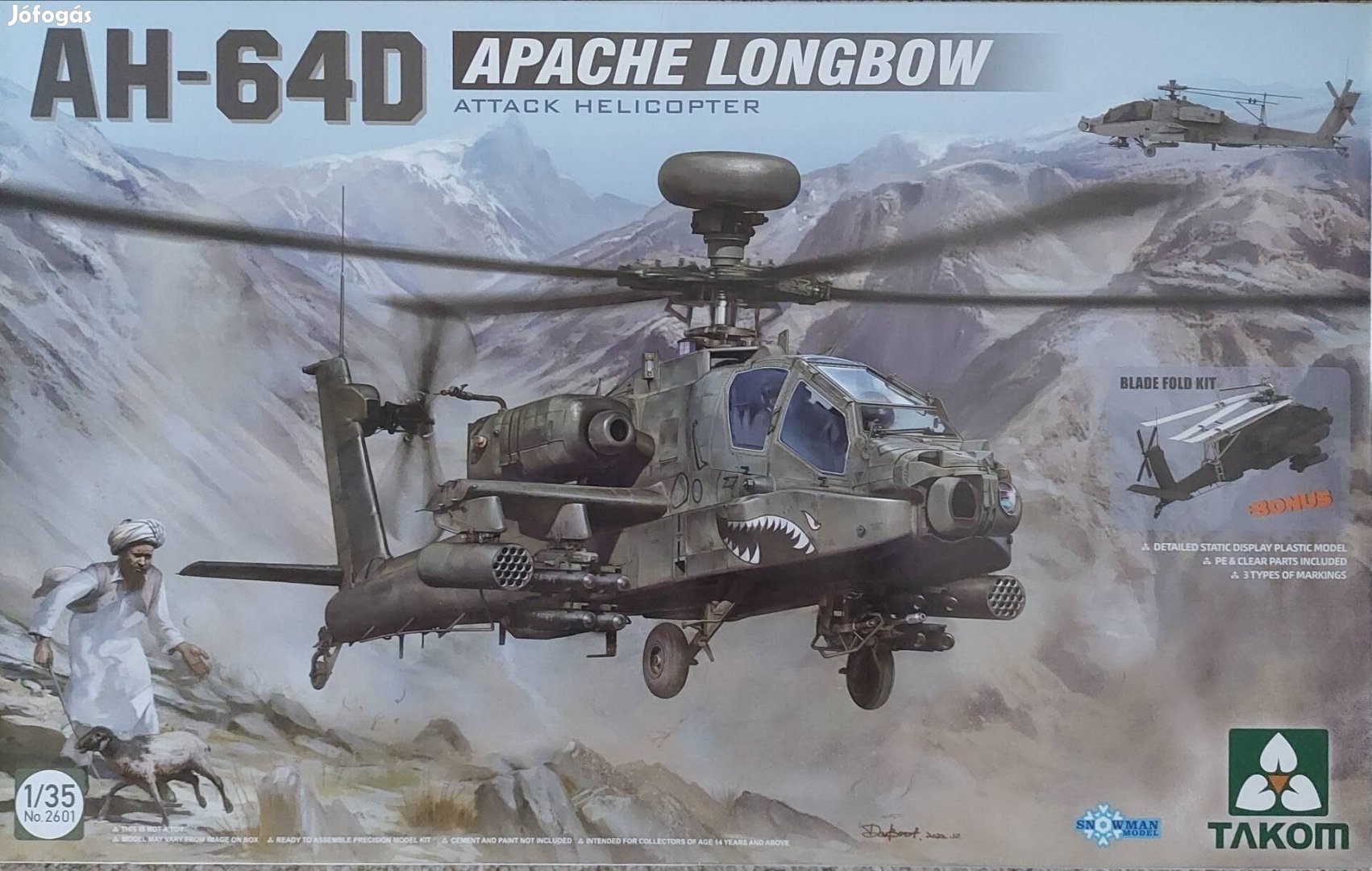 Takom Apache Longbow 1:35 Új