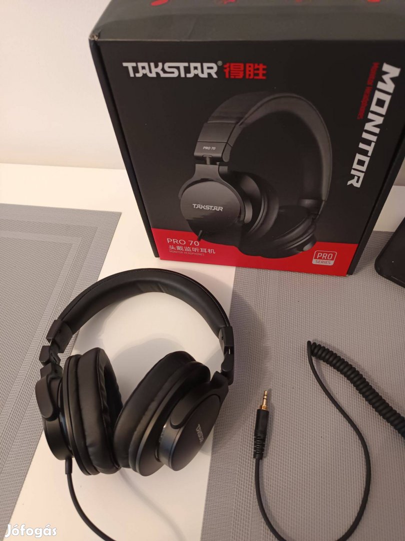 Takstar Pro 70 zárt fejhallgató. Újszerű állapot!