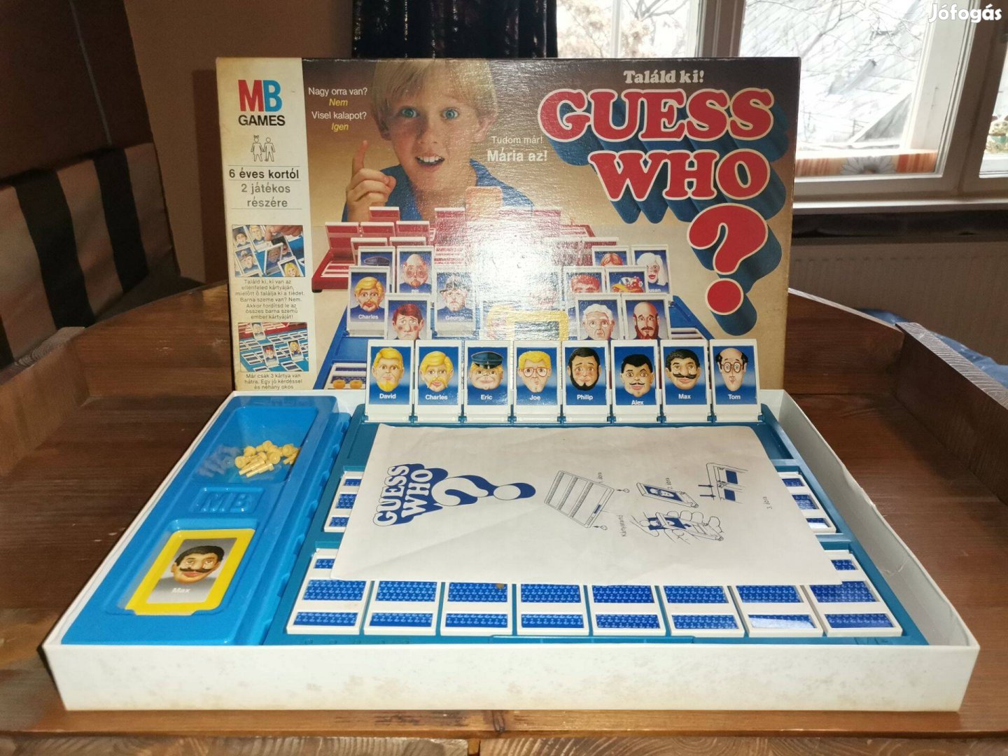 Találd ki / Guess Who társasjáték 1990 Hasbro magyar