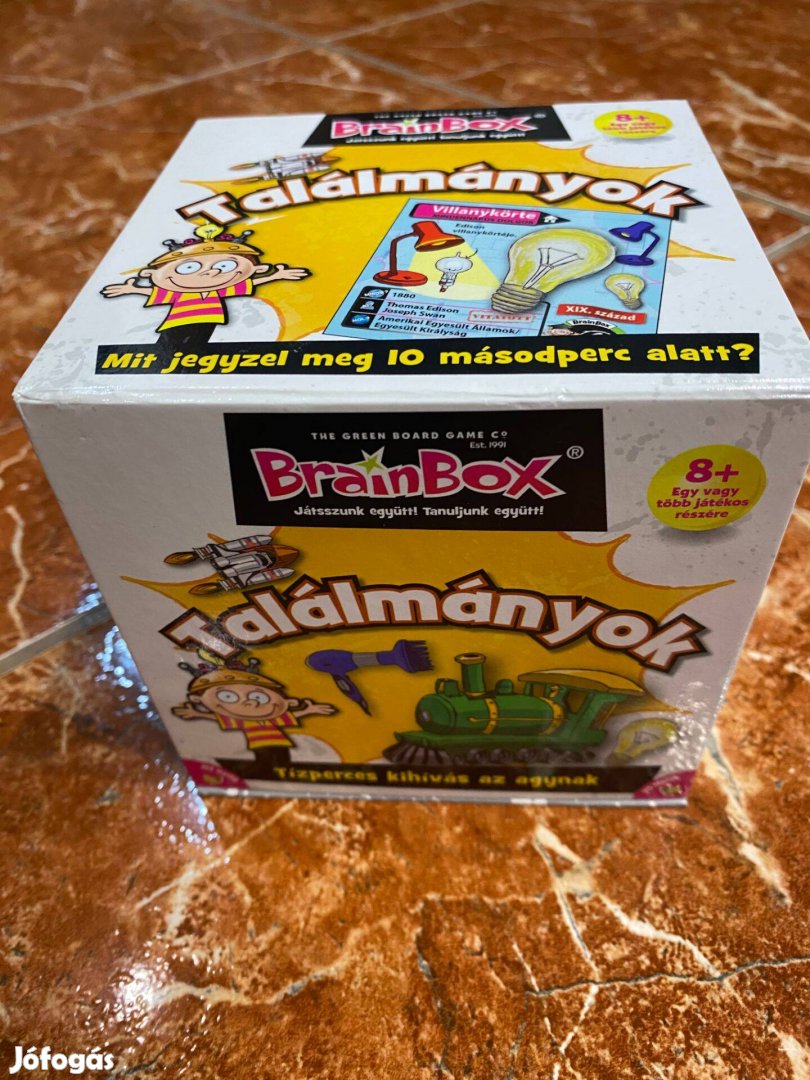 Találmányok társasjáték (Brainbox) 8 éves kortól ajánlott