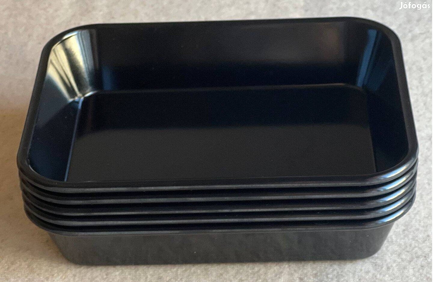 Tálca húsos - auslageschale schwarz kihelyező Waca