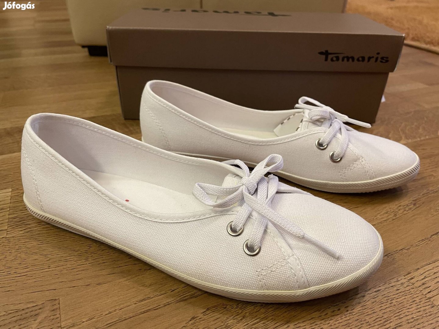 Tamaris balerina, fehér - 37