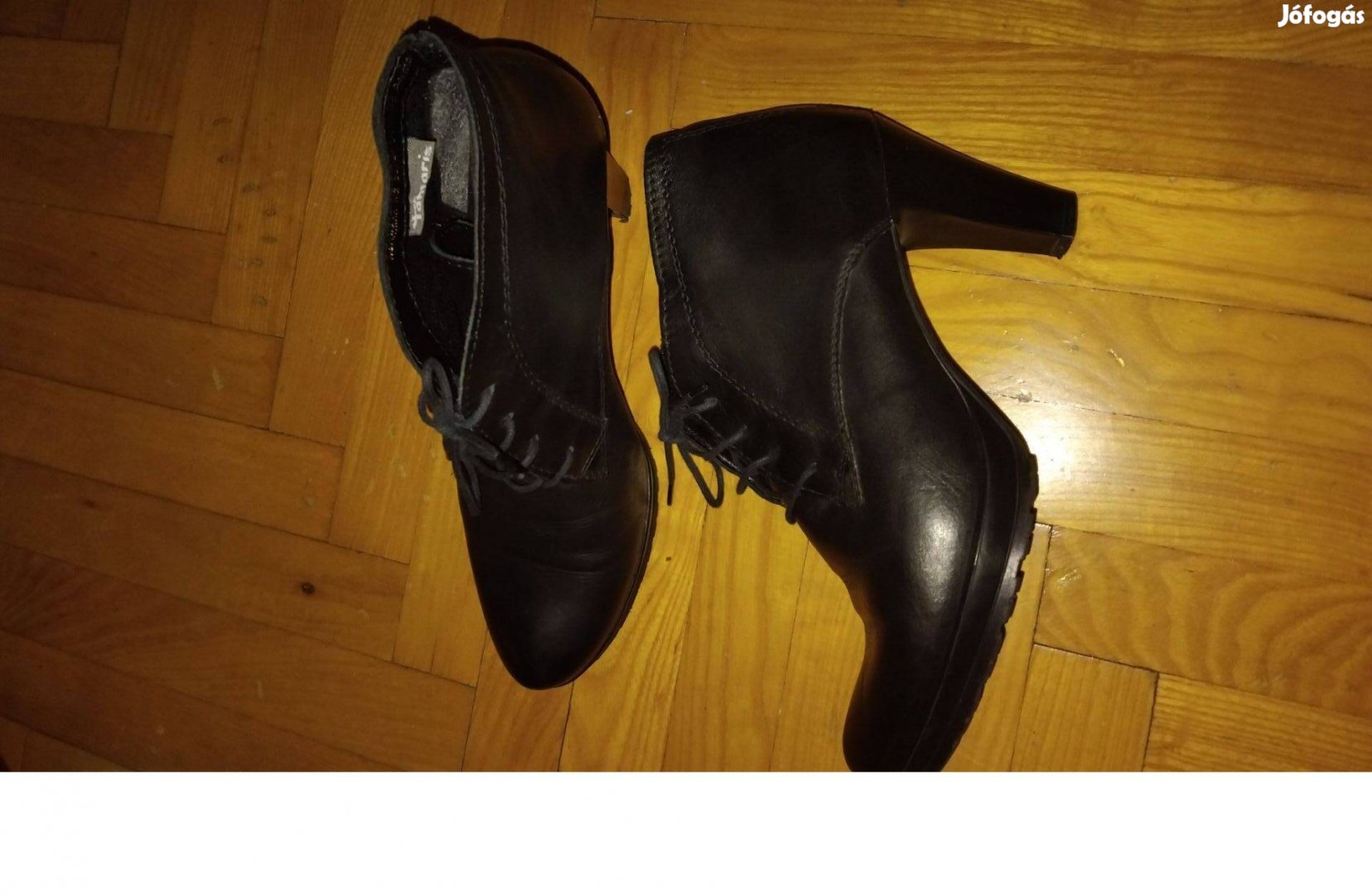 Tamaris női bőr csinos cipő 38 as méret 24 cm