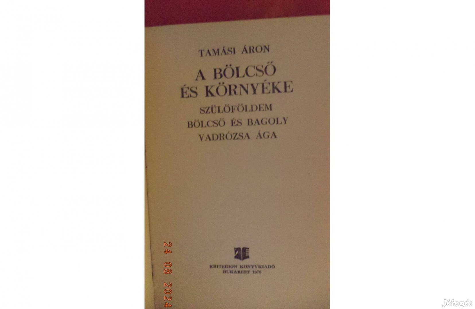 Tamási Áron: A bölcső és környéke