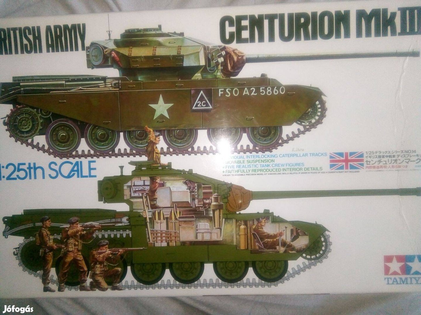 Tamiya British Army Centurion Mk III 1:25 makett