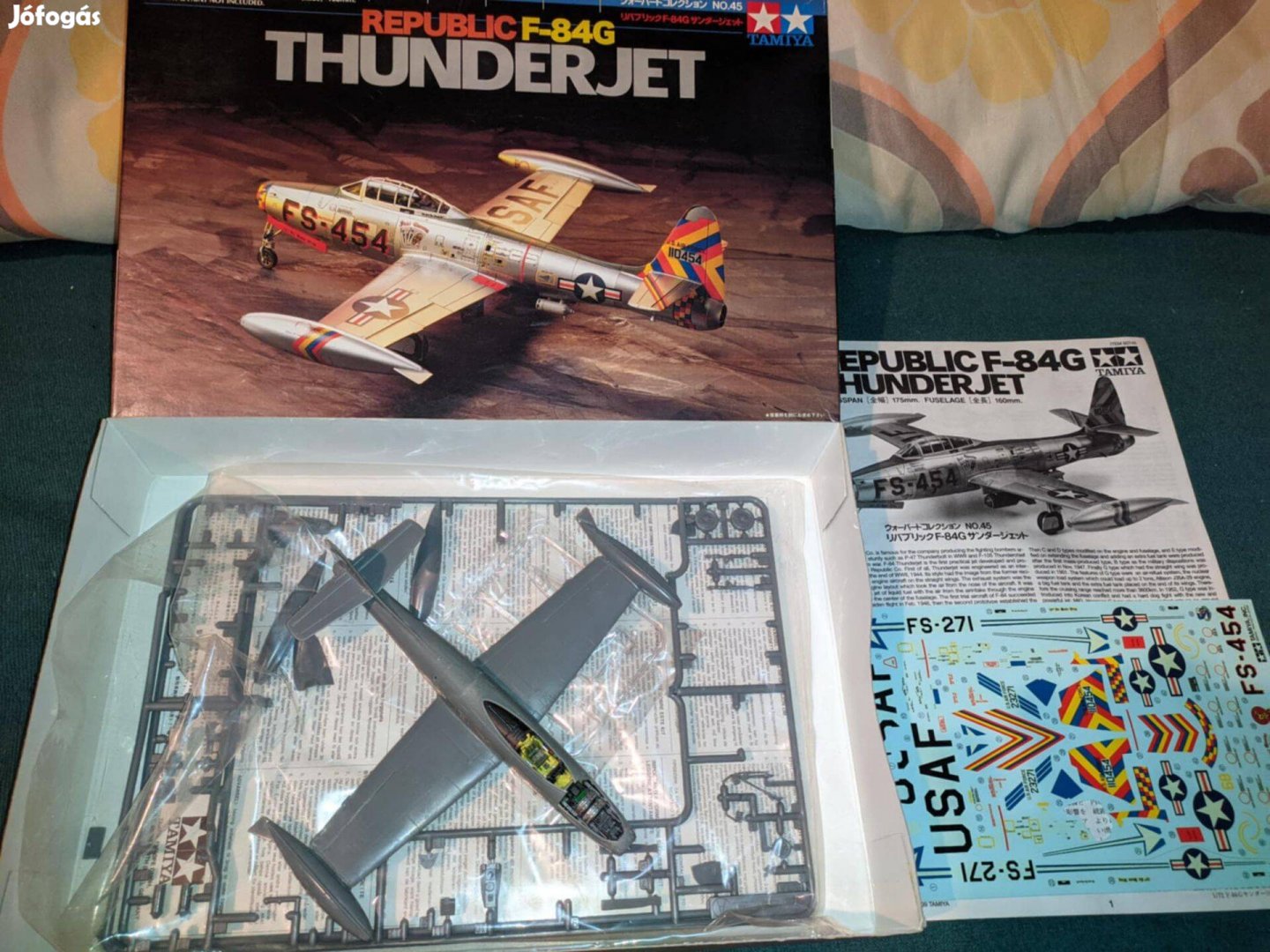 Tamiya F-84 Thunderjet makett