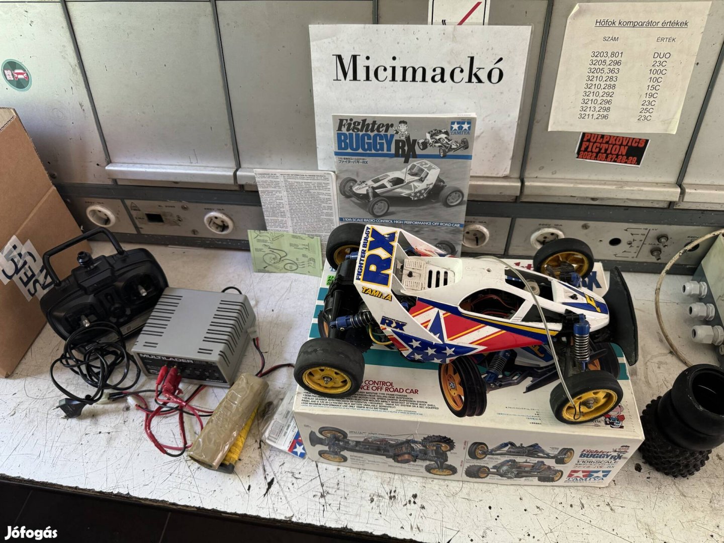 Tamiya rx fighter buggy rc távirányitós autó 