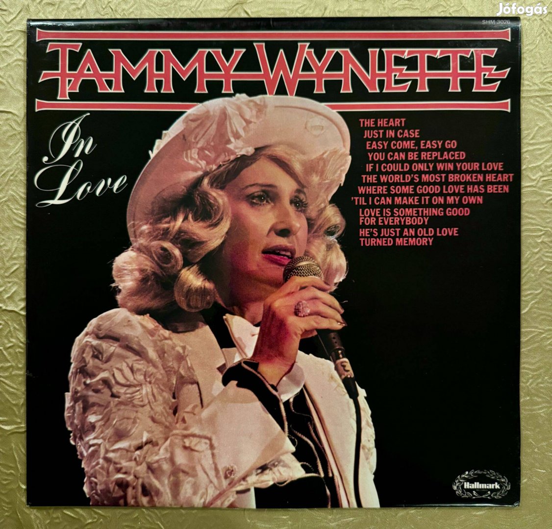 Tammy Wynette In Love angol bakelit hanglemez LP