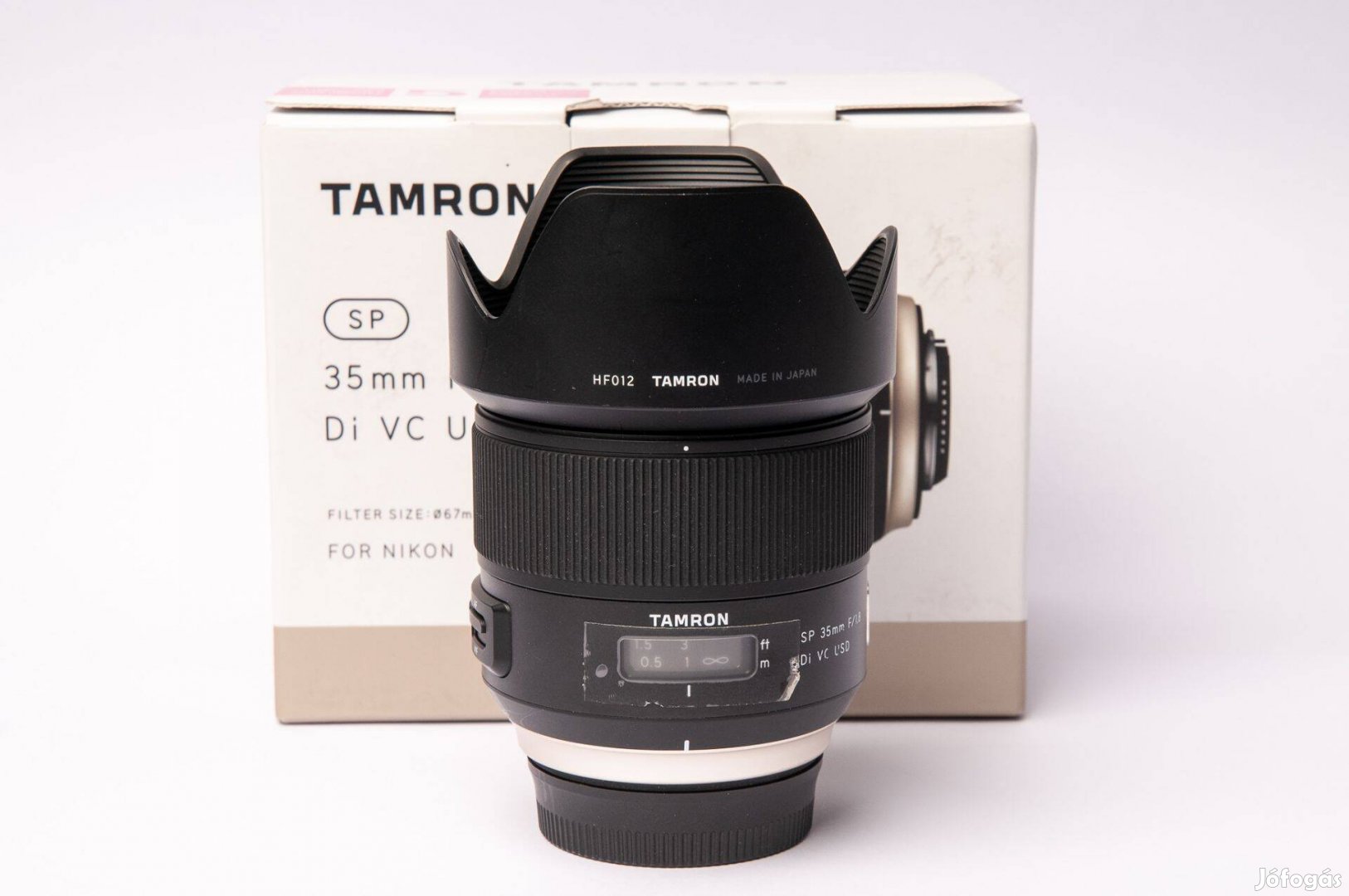 Tamron SP 35mm 1.8 Di VC USD stabilizátoros fix objektív