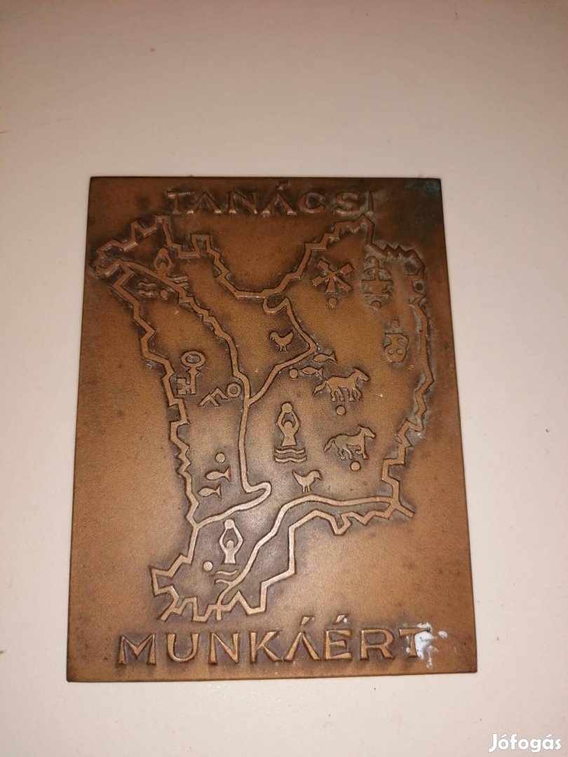 Tanácsi munkáért plaket