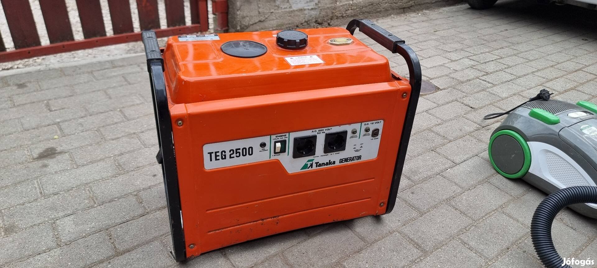 Tanaka Teg 2500 Kawasaki motoros generátor aggregátor áramfejlesztő