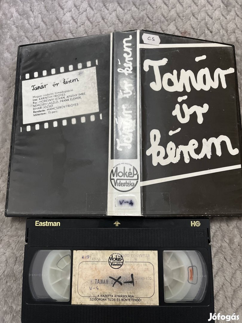 Tanár úr kérem vhs kistok magyar mokép
