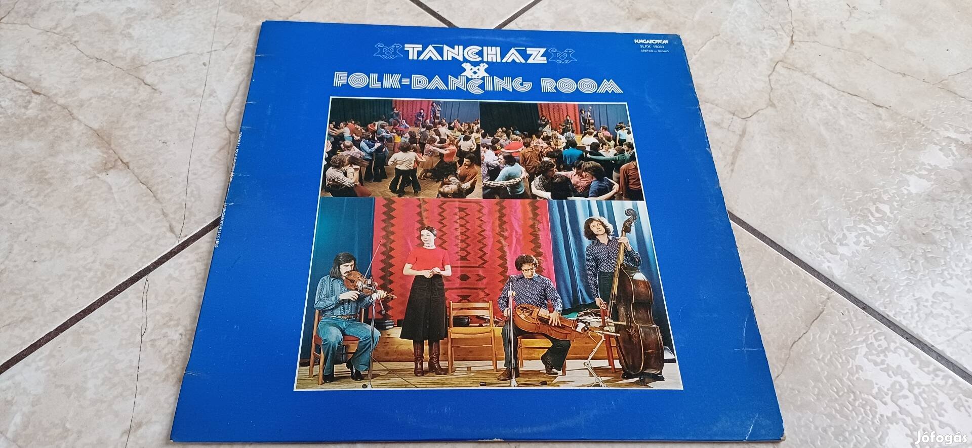 Táncáz bakelit hanglemez