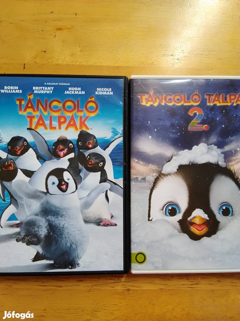 Táncoló talpak 1-2 újszerű dvd 