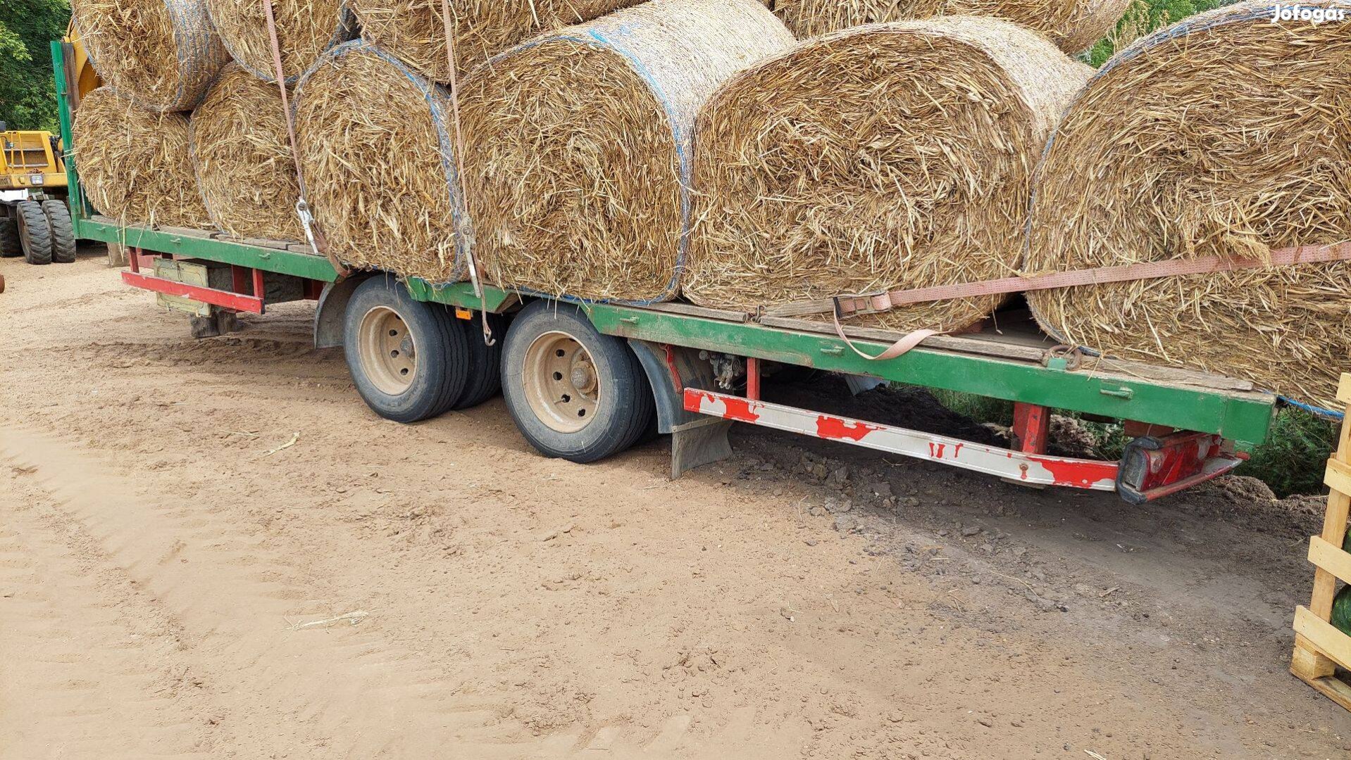 Tandem pótkocsi bálaszállító trailer traktor