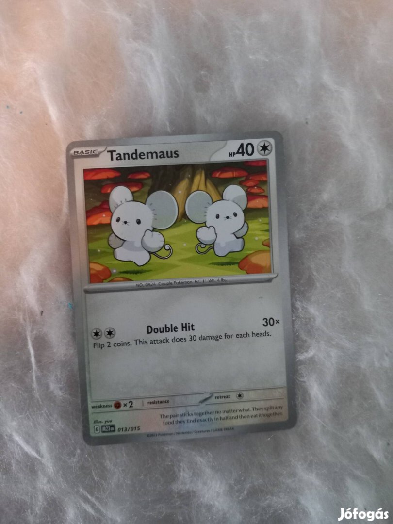 Tandemaus Pokémon kártya 