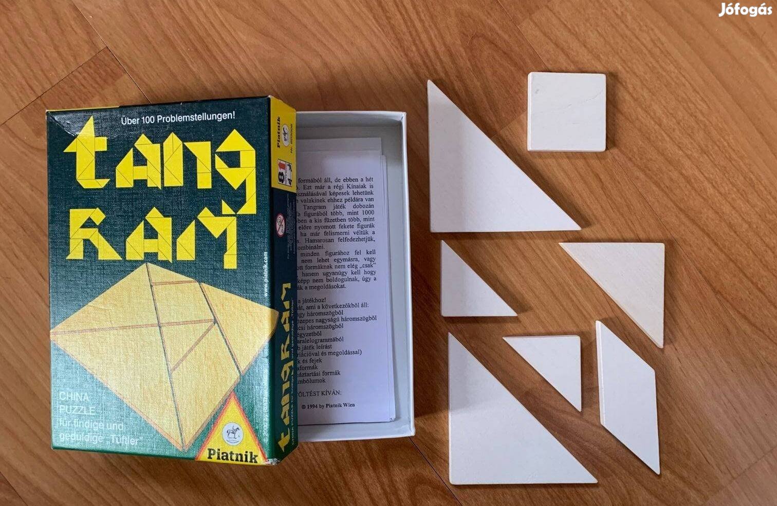 Tangram, ősi kínai játék minőségi kivitelezés fából