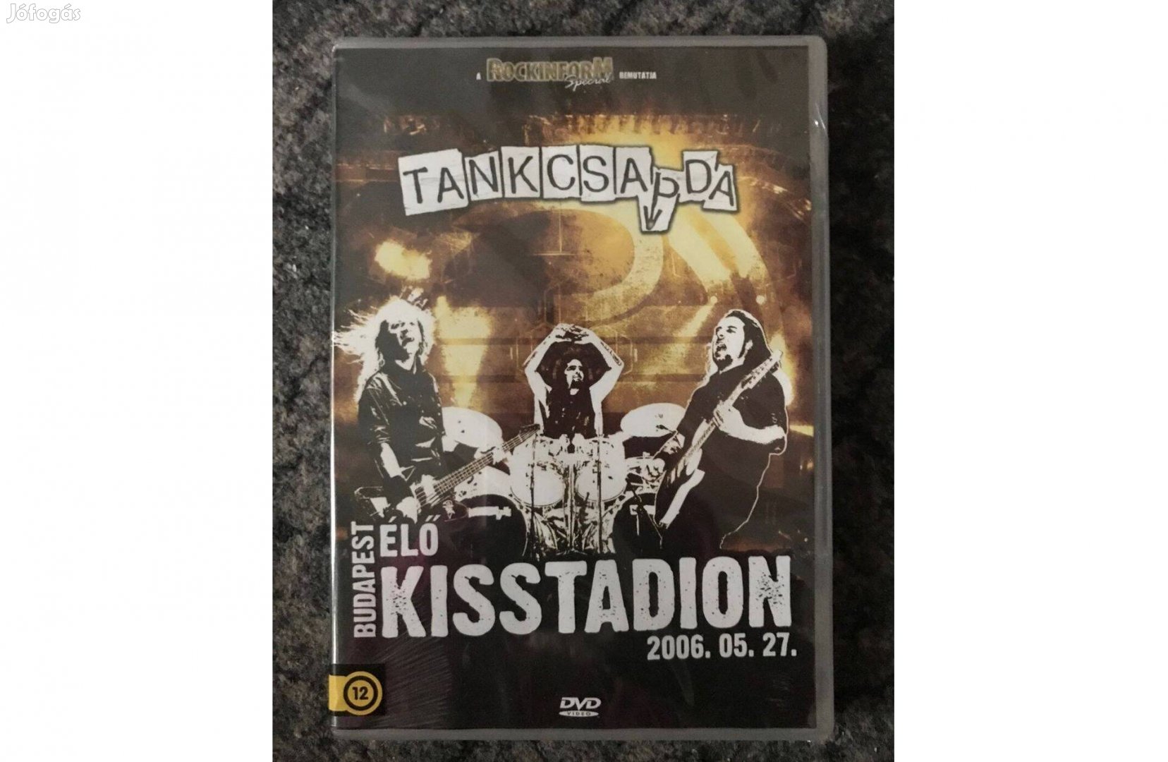 Tankcsapda Budapest Élő Kisstadion 2006 DVD bontatlan,Posta is,Ritka