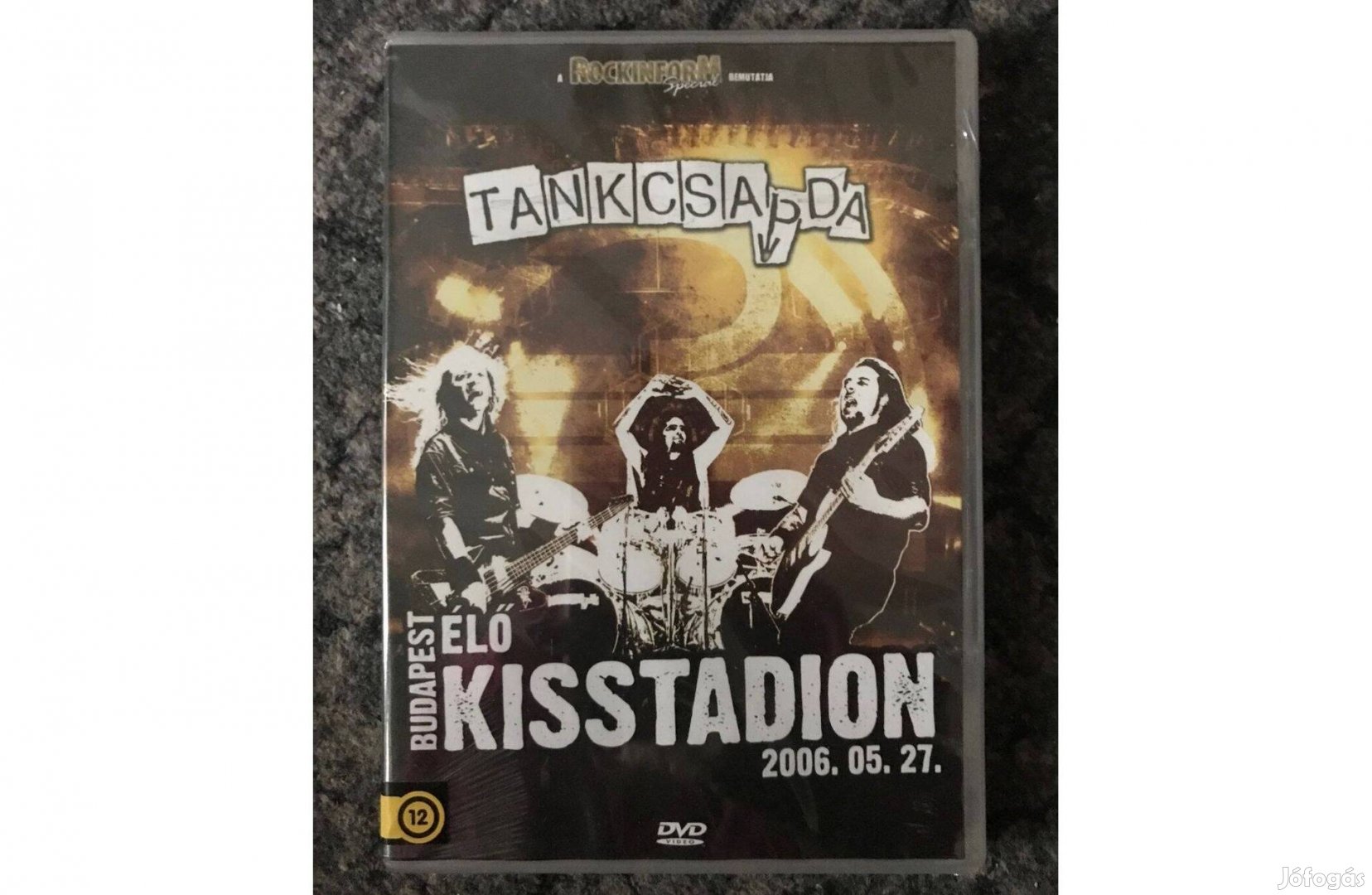 Tankcsapda Budapest Élő Kisstadion 2006 DVD bontatlan,Posta is,Ritka