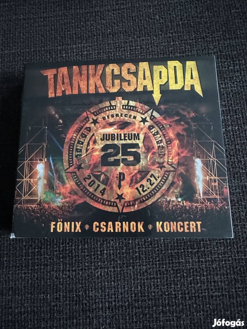 Tankcsapda Főnix Koncert 25 dvd 4 db