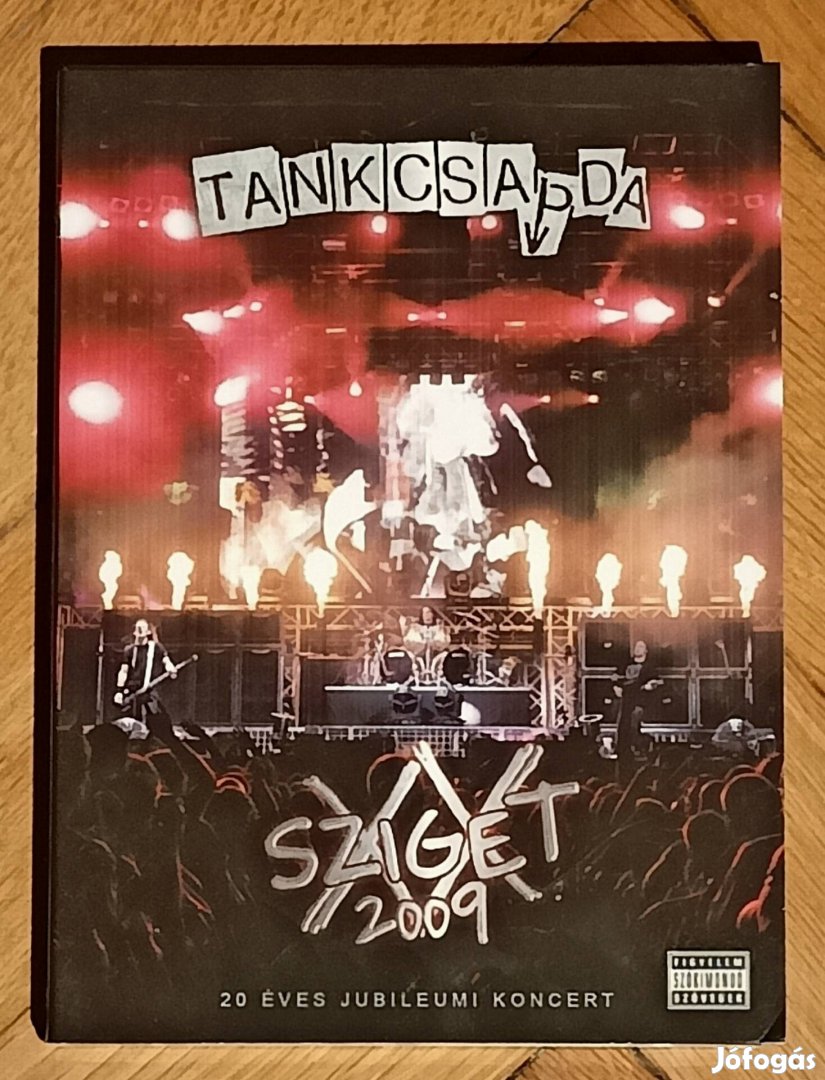 Tankcsapda - Sziget 2009 - 20 Éves Jubileumi Koncert 2DVD Dedikált
