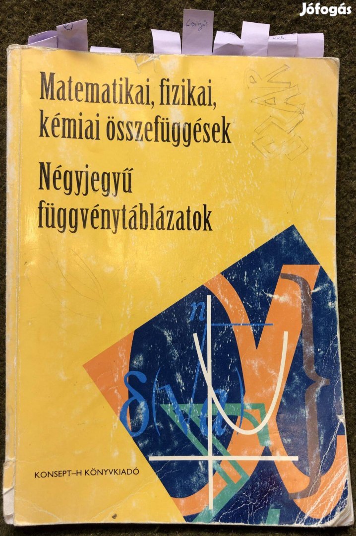 Tankönyv Matematika-fizika-kémia összefüggések Konsept kiadó