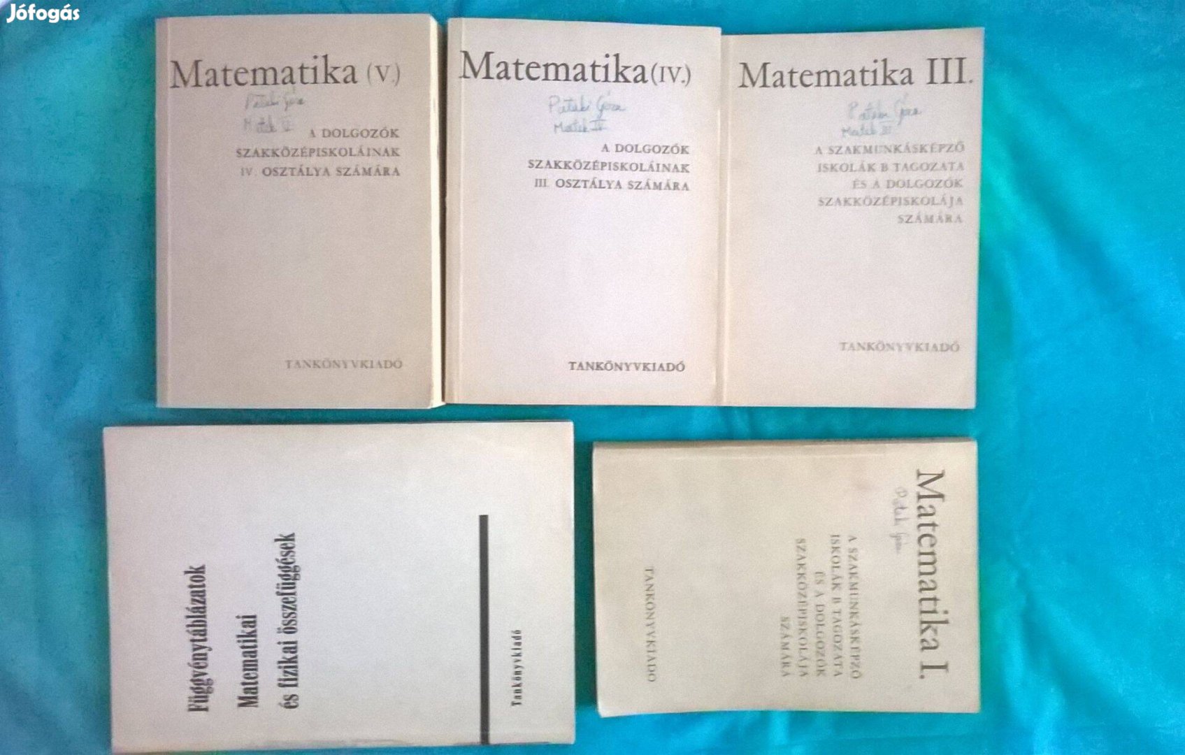 Tankönyvcsomag14db-matek,történelem, magyarirod.,nyelvtan,el