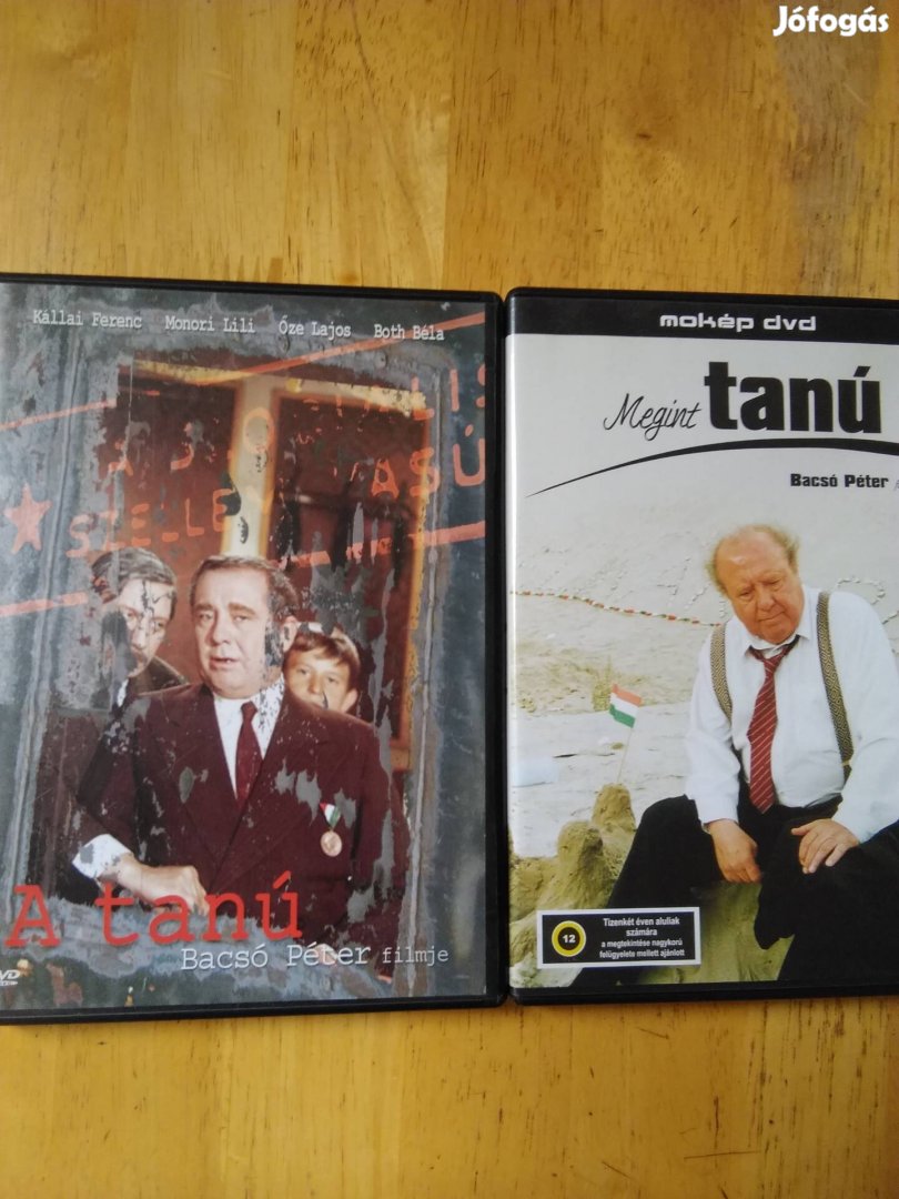 Tanú + Megint tanú újszerű dvd Bacsó Péter - Kállai Ferenc 