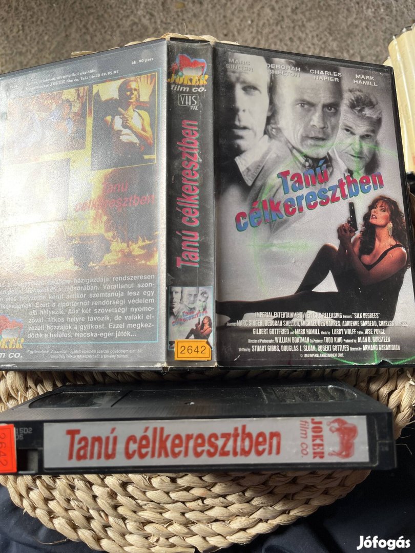 Tanú célkeresztben vhs