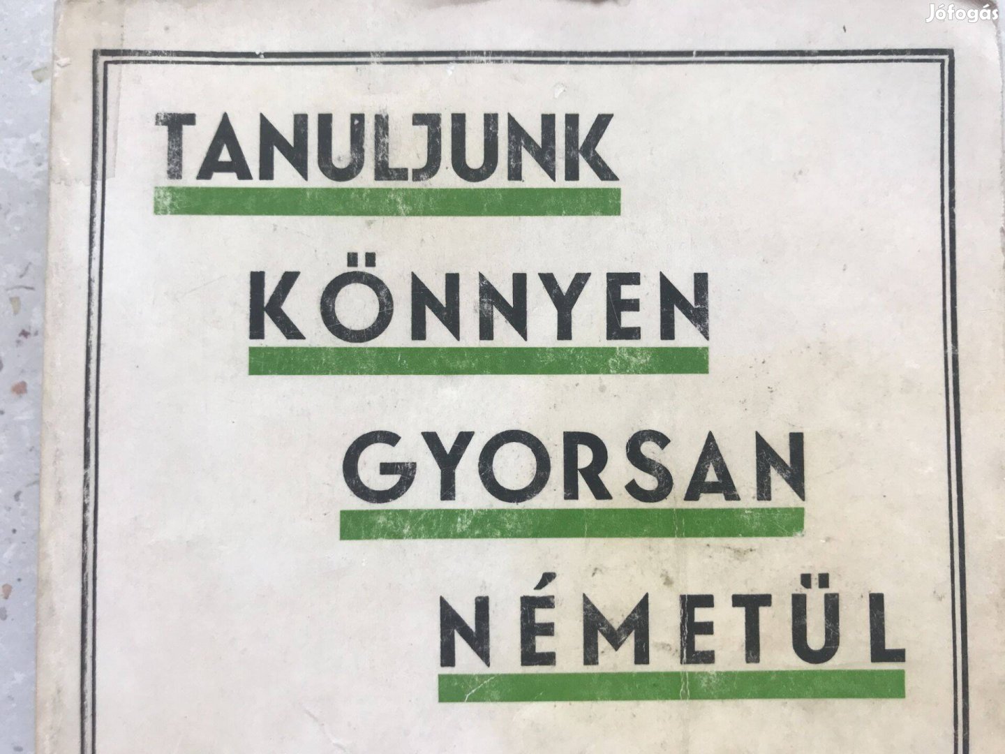 Tanuljunk könnyen, gyorsan németül