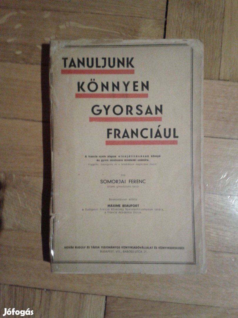 Tanuljunk könnyen gyorsan franciául