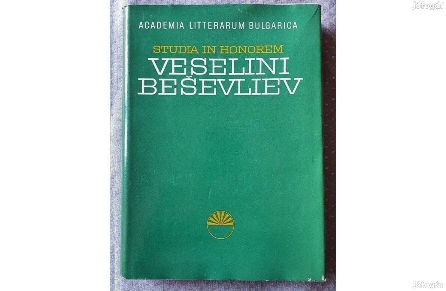 Tanulmányok Veselini Besevliev történész tiszteletére bolgár nyelvű