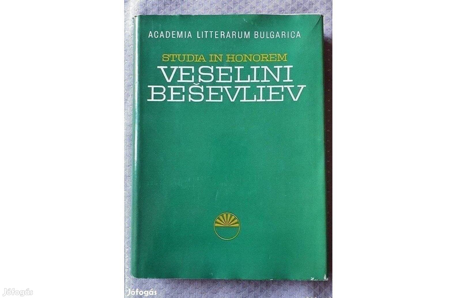 Tanulmányok Veselini Besevliev történész tiszteletére bolgár nyelvü