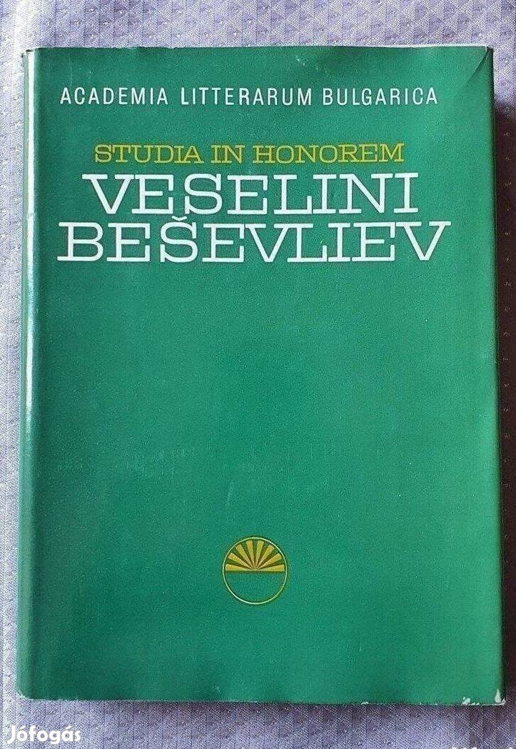 Tanulmányok Veselini Besevliev történész tiszteletére bolgár nyelvü