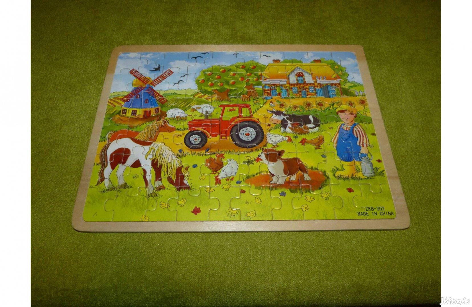 Tanya 60 darabos fa puzzle