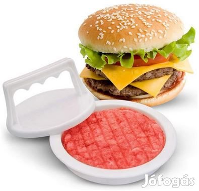 Tapadásmentes Kézi Hamburgernyomó Prés 11cm-es  (3387)