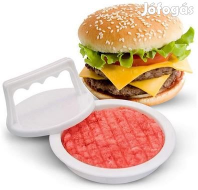 Tapadásmentes Kézi Hamburgernyomó Prés 11cm-es  (3387)