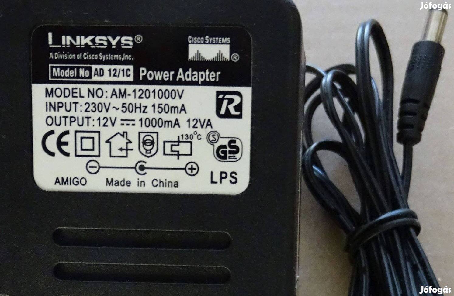 Tápegység 12V DC (Linksys)