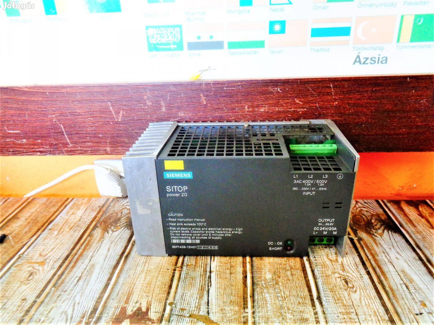 Tápegység Siemens Sitop 24Vdc 480W ( 6432 )