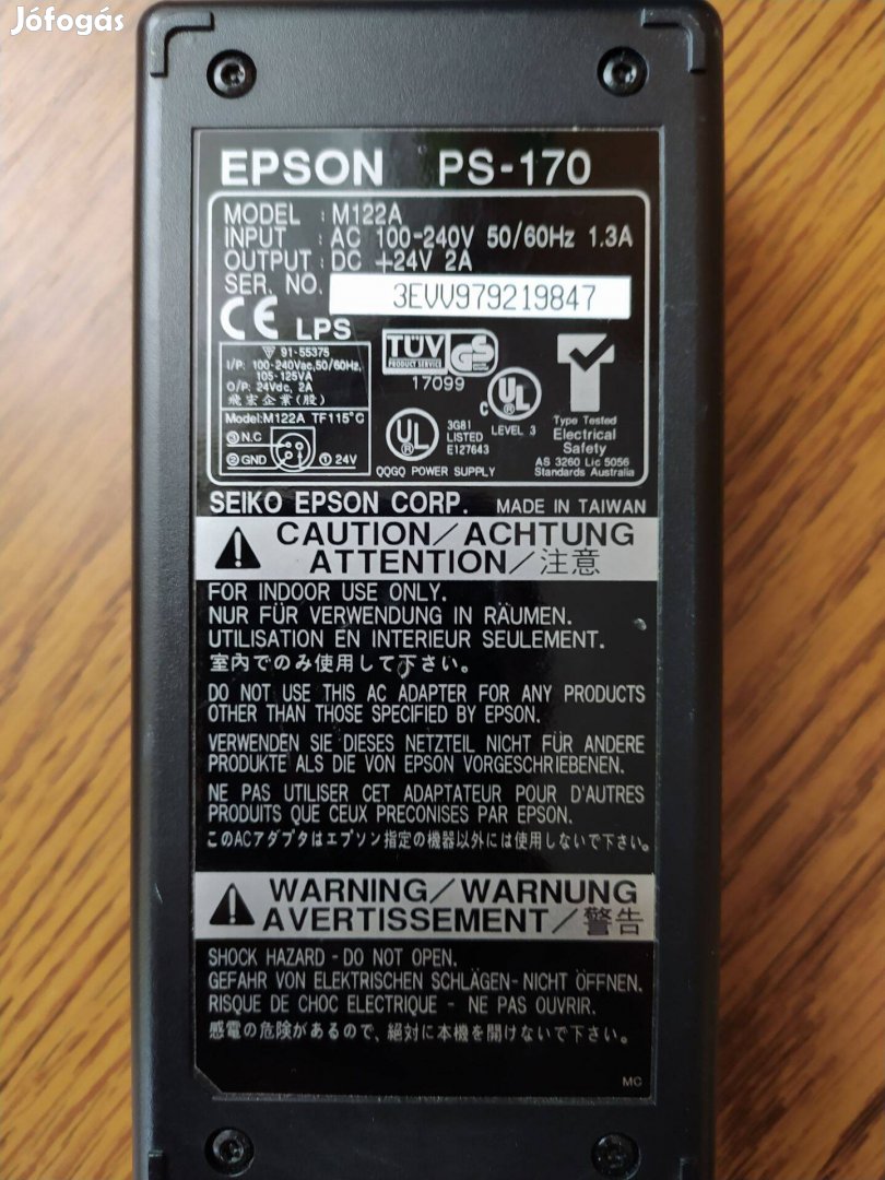 Tápegység (Epson PS-170) eladó!