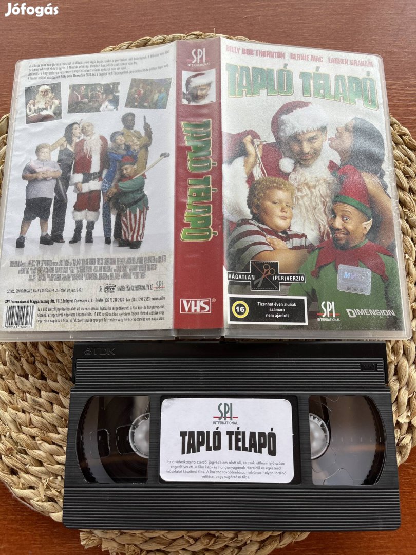 Tapló télapó vhs kazetta