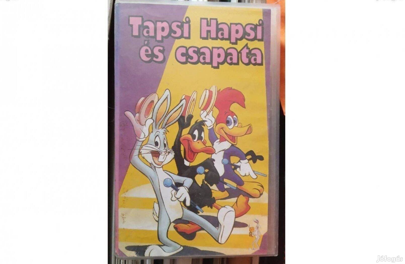 Tapsi Hapsi és csapata műsoros VHS kazetta