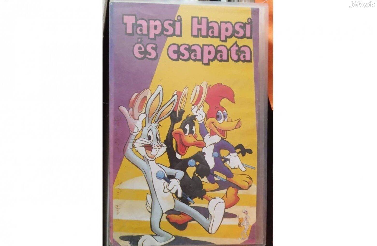 Tapsi Hapsi és csapata műsoros VHS kazetta