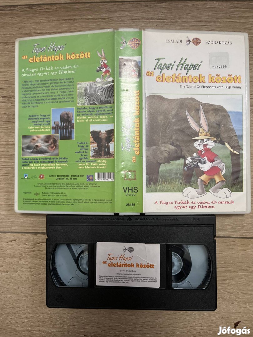 Tapsi hapsi az elefántok között vhs 