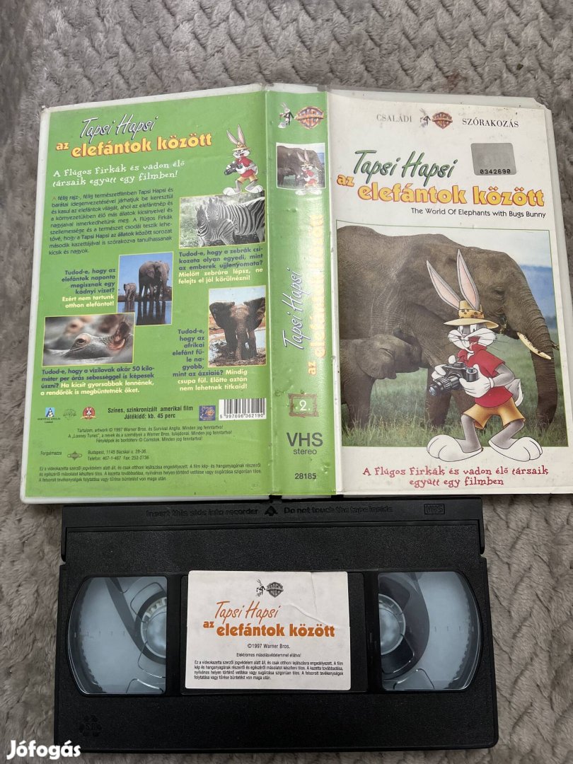 Tapsi hapsi az elefántok között vhs kistok doku
