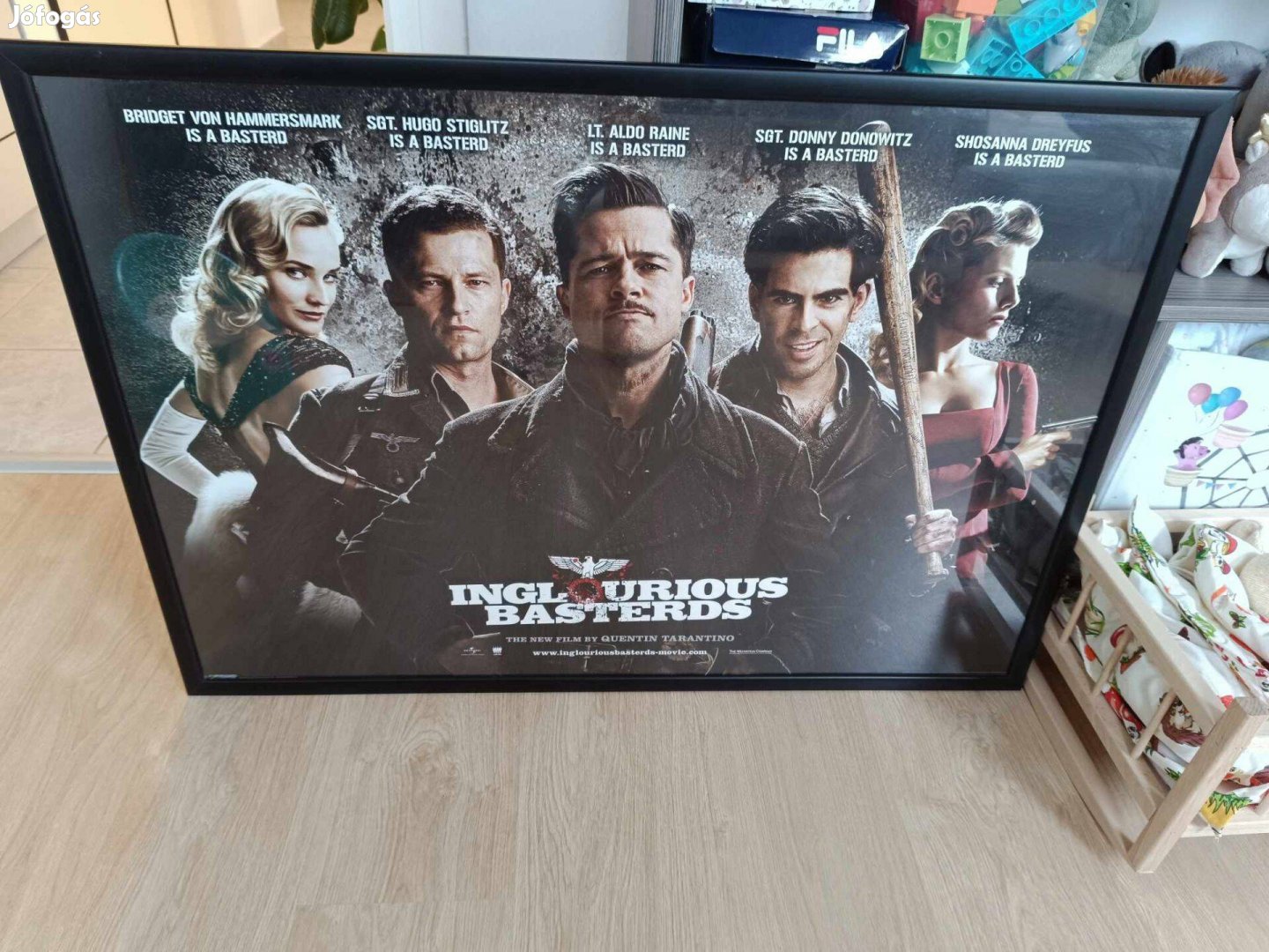 Tarantino Bekeretezett filmes képposzter. Becstelen