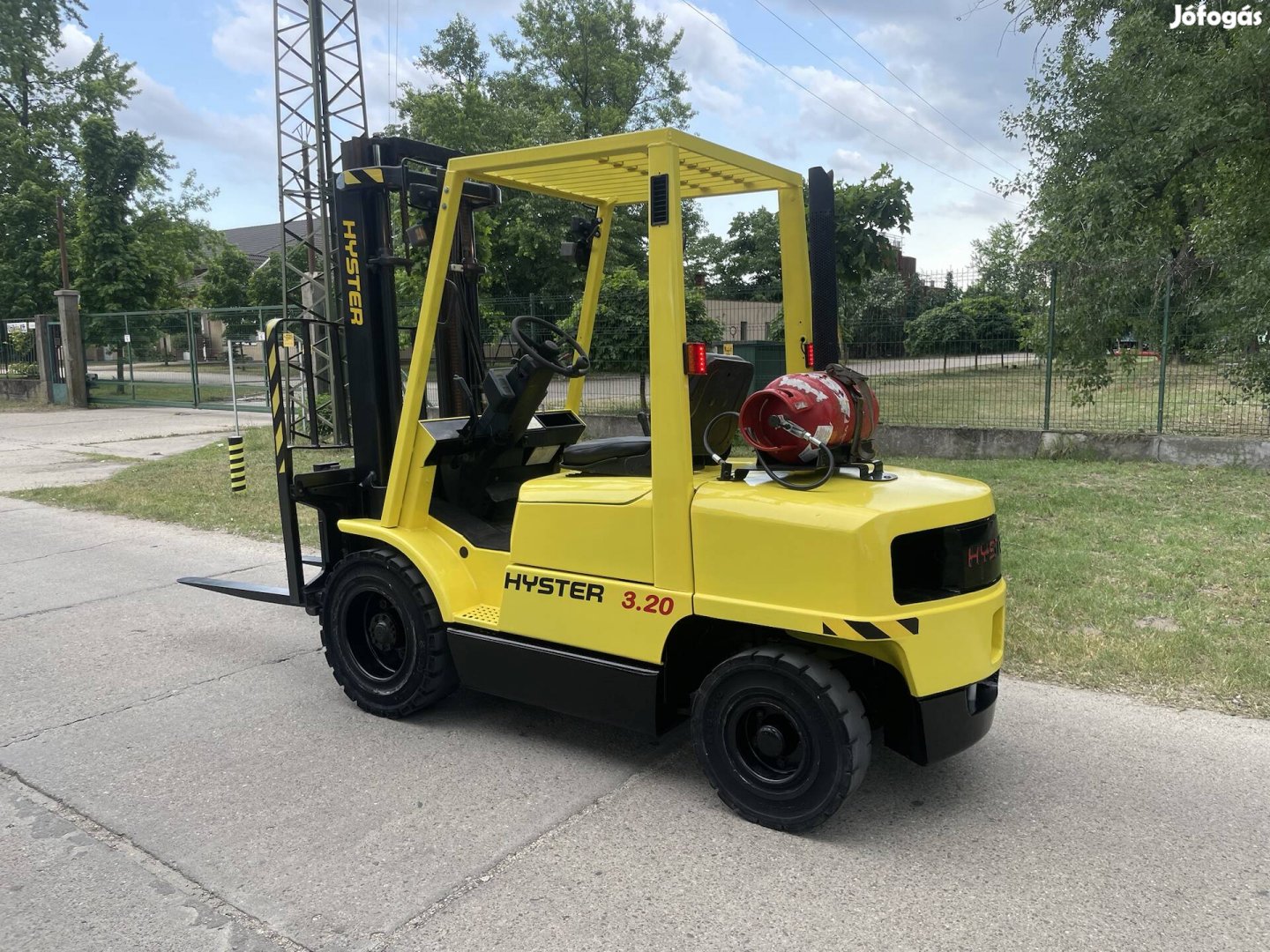 Targonca Hyster 3.2T Gáz oldalmozgató