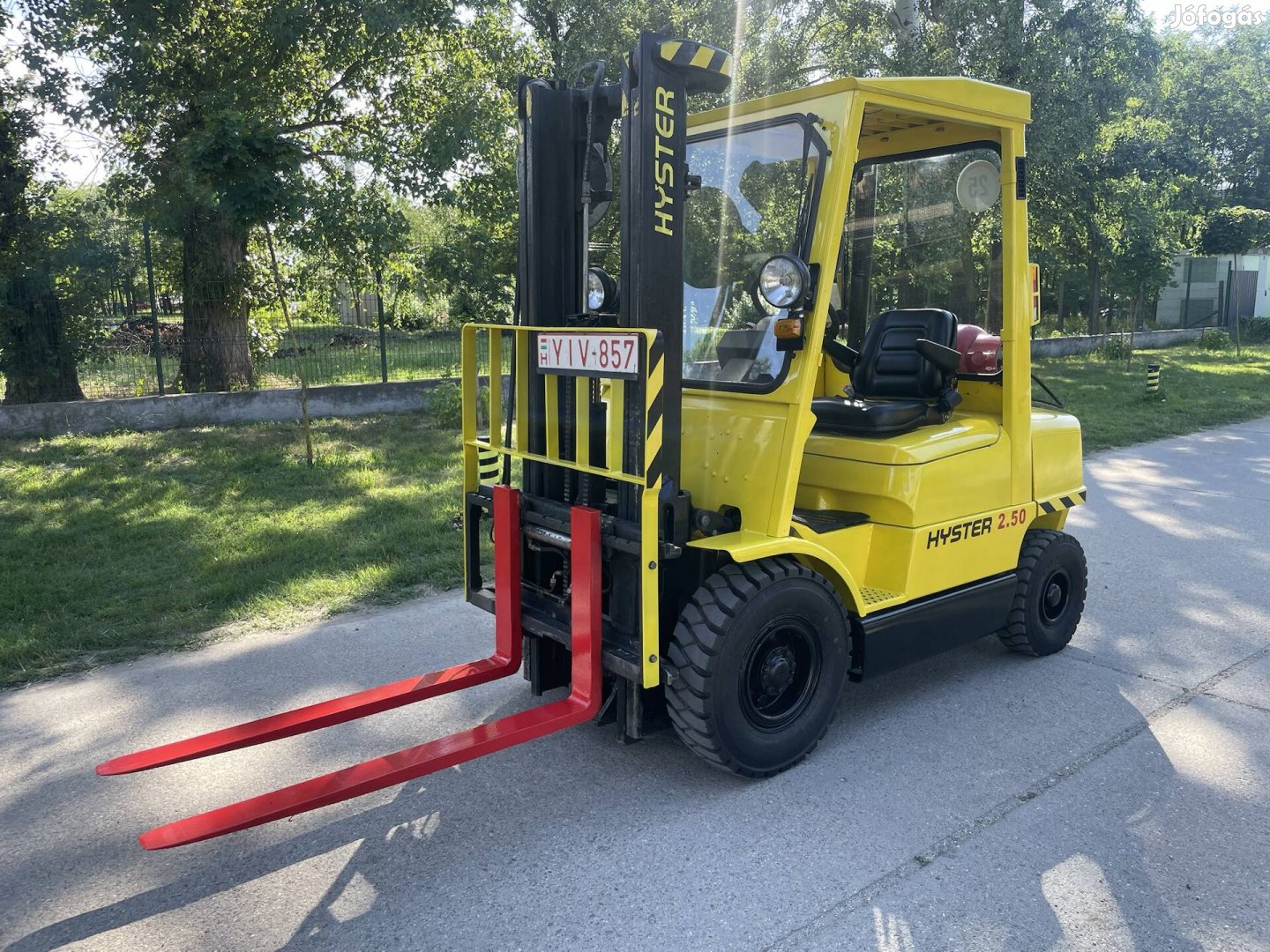 Targonca Rendszámos Hyster 2.5T