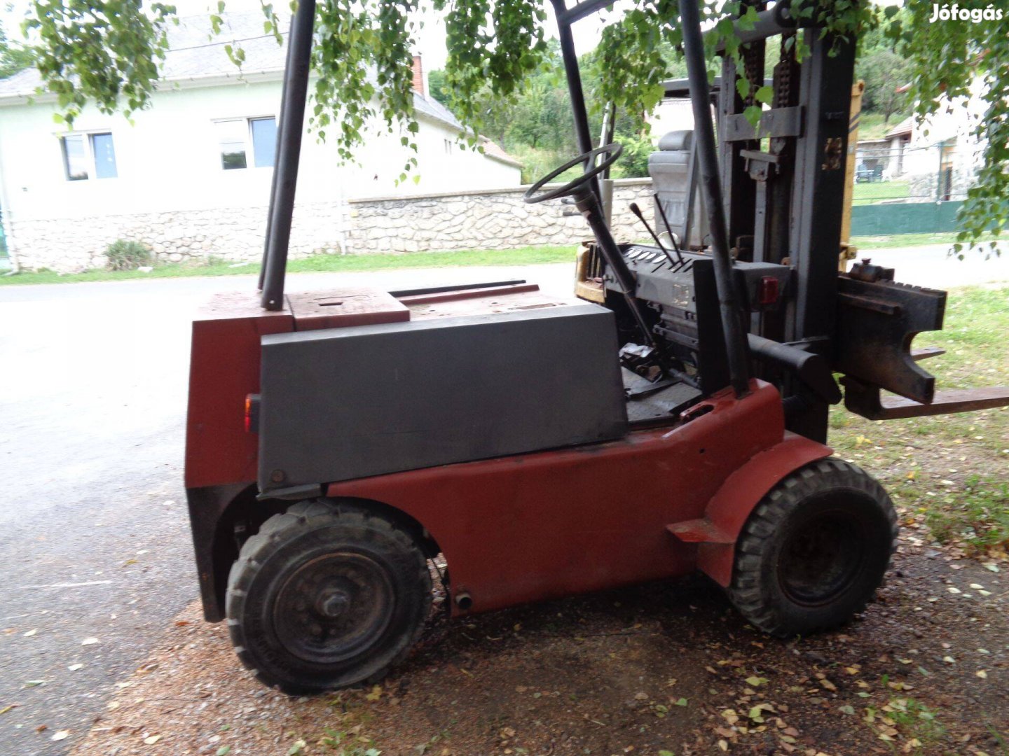 Targonca desta 2.5T-ás disel dupla kerekes targonca
