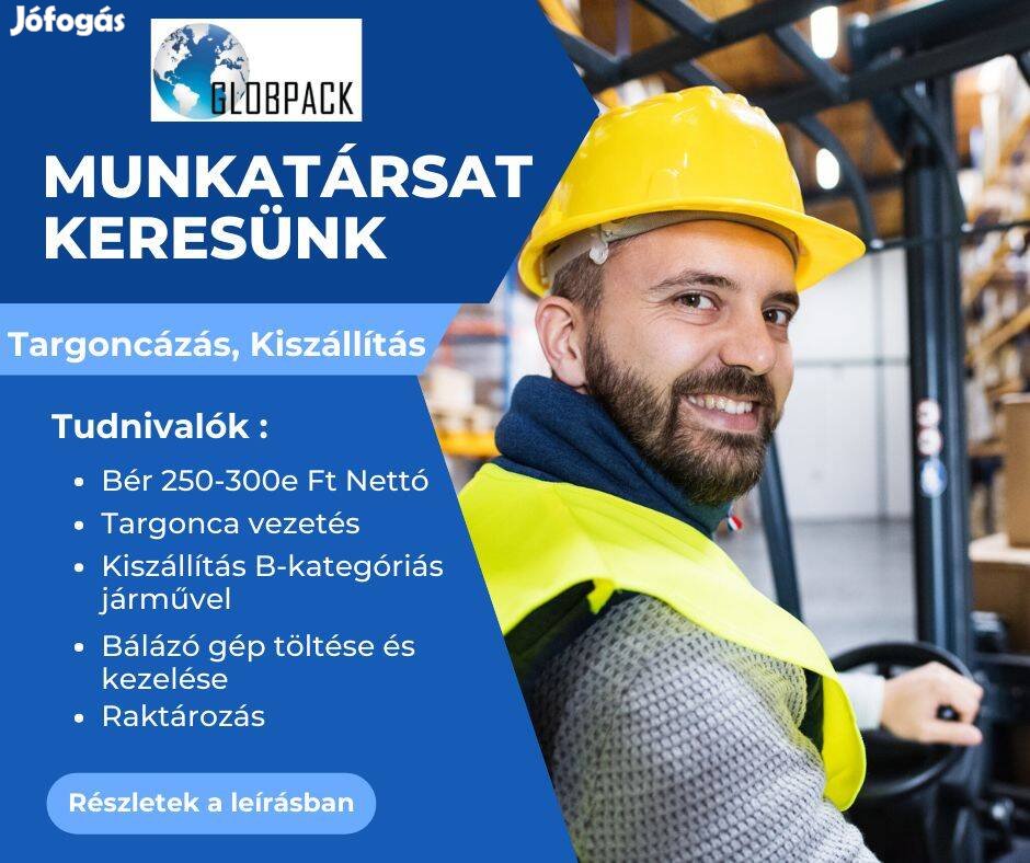 Targoncás munkatársat keresünk